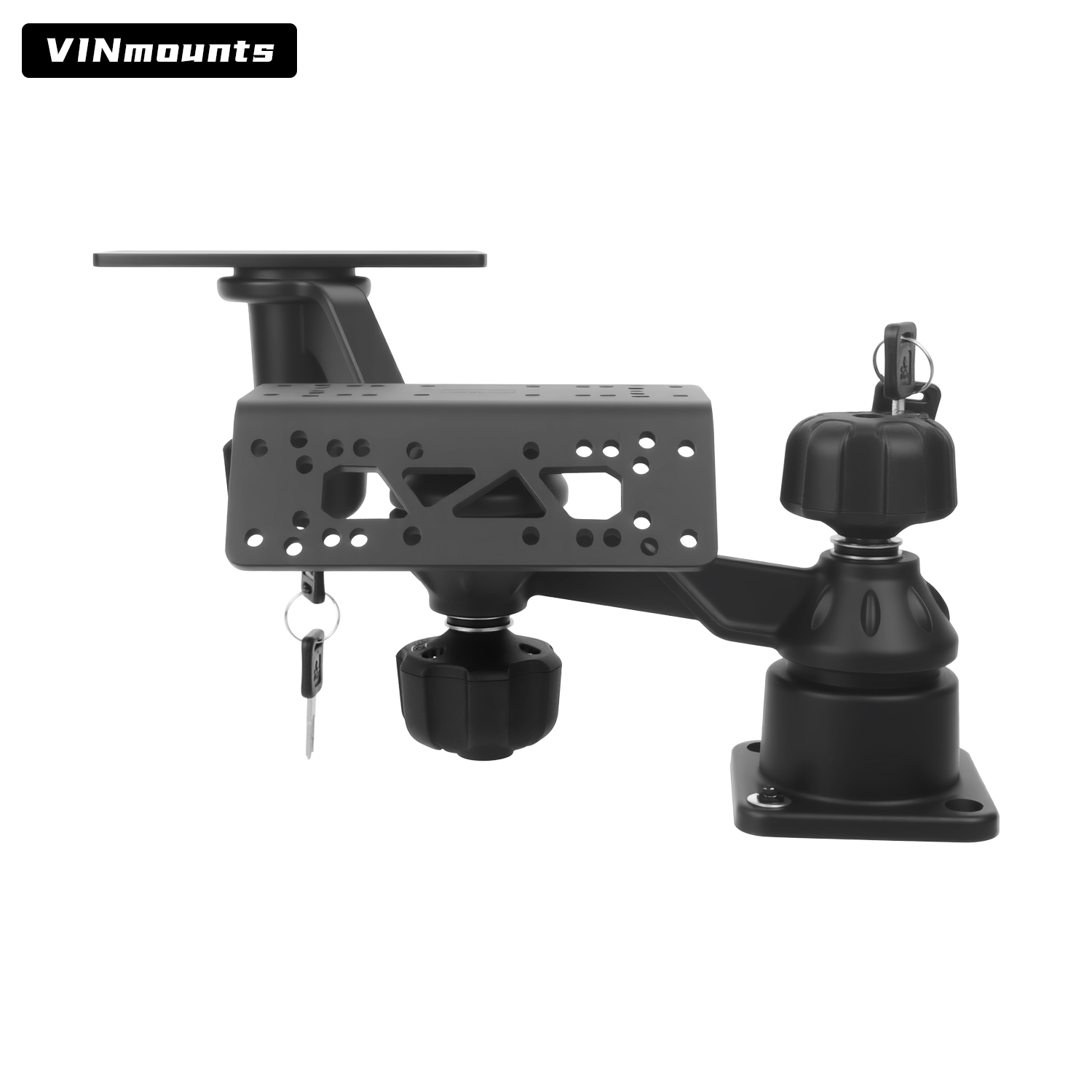 Fish Finder Mount - VINmounts 3-Display Fish Finder GPS Chartplotter