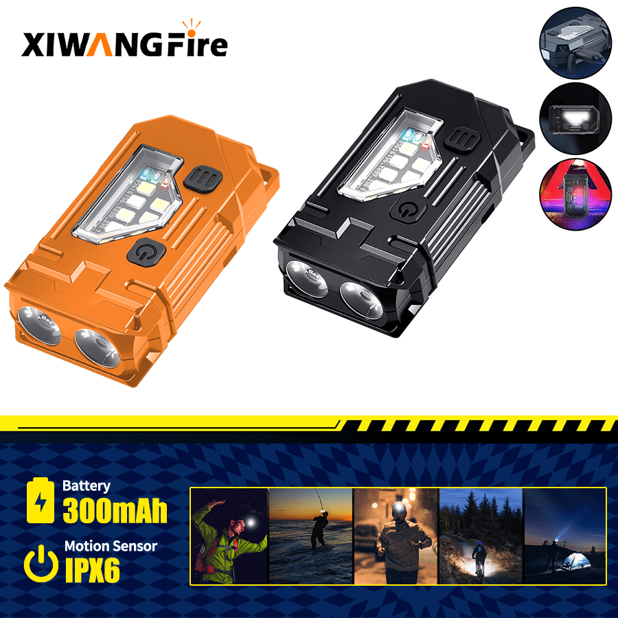 Fishing Light - Mini Keychain EDC Flashlight - Rechargeable