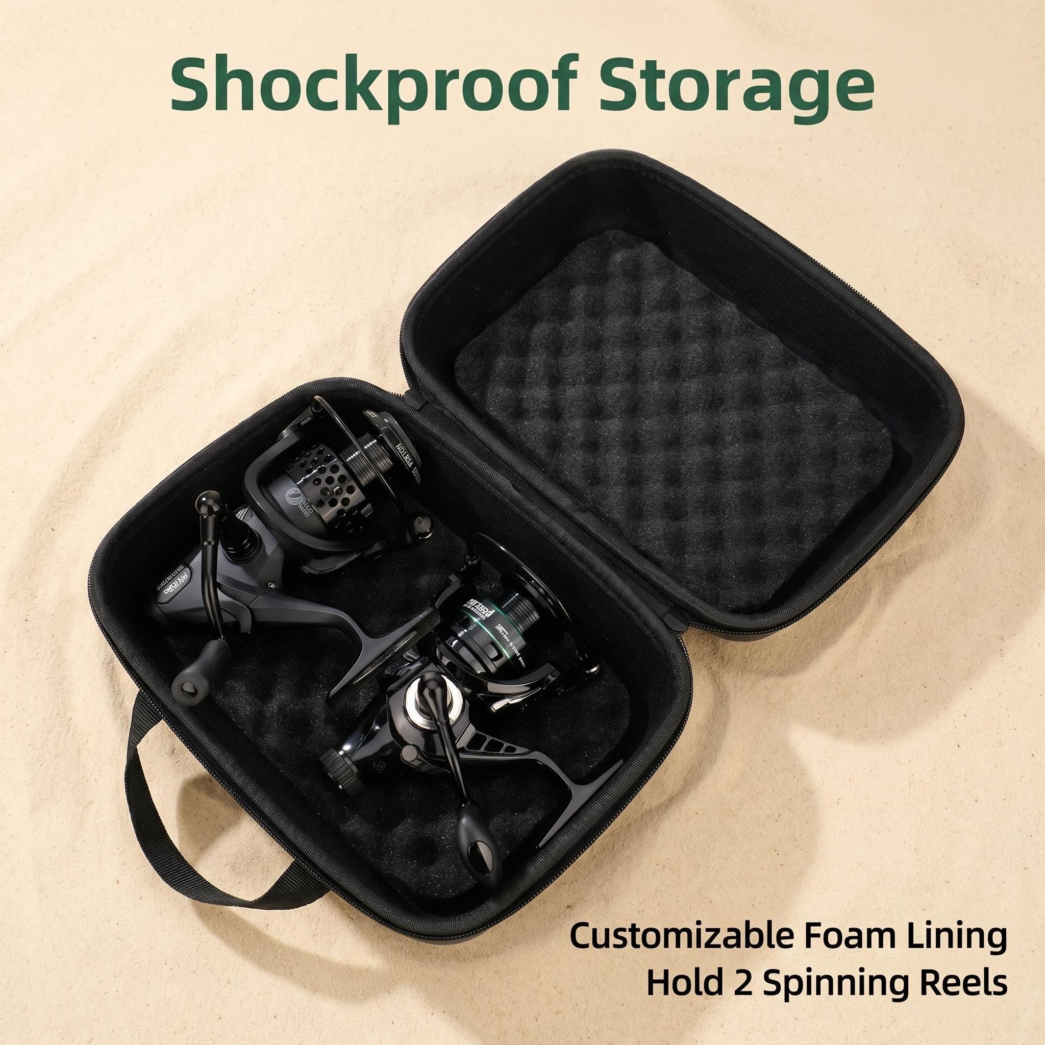 Fish Finder Case - Hirisi Shockproof Waterproof Fishing Reel Bag