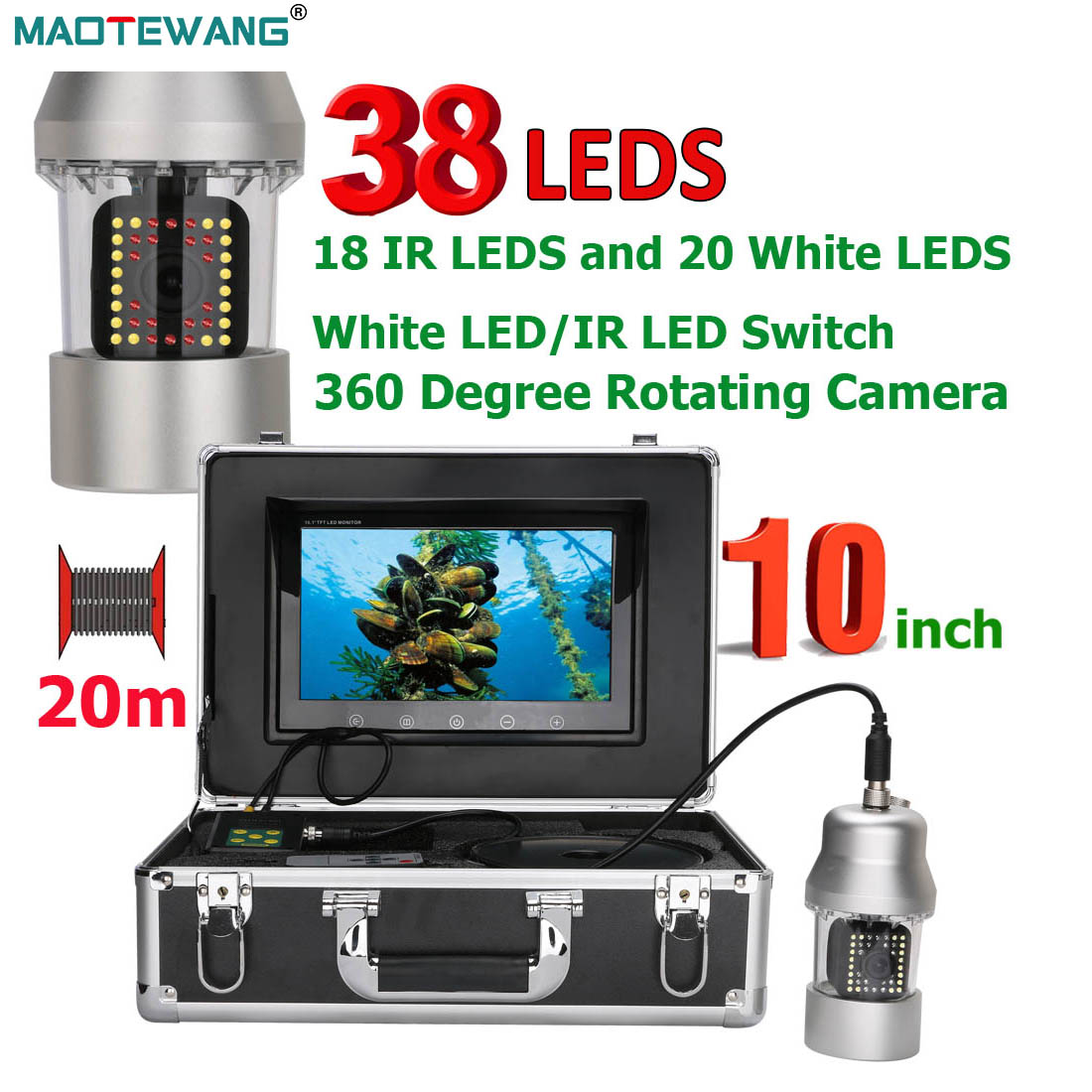 MAOTEWANG Underwater Fishing V – Fish Finder Cable Bewertung und Preis
