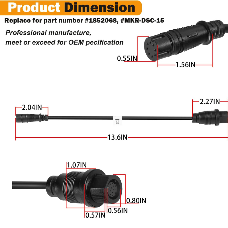 1852078 MKR-DSC-15 DSC Transdu – Fish Finder Cable Bewertung und Preis