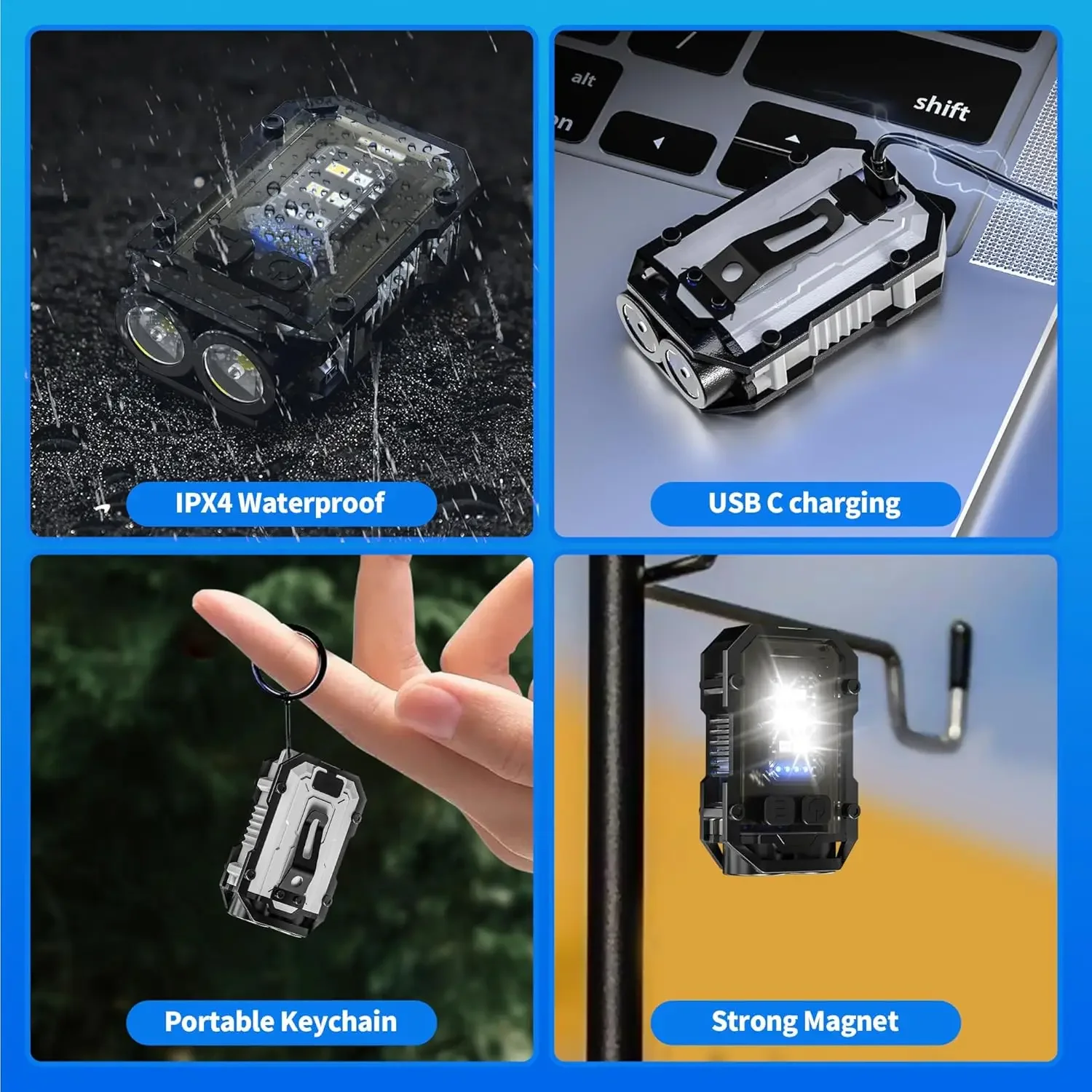 Clip-On Flashlight Rechargeabl – Fishing Light Bewertung und Preis