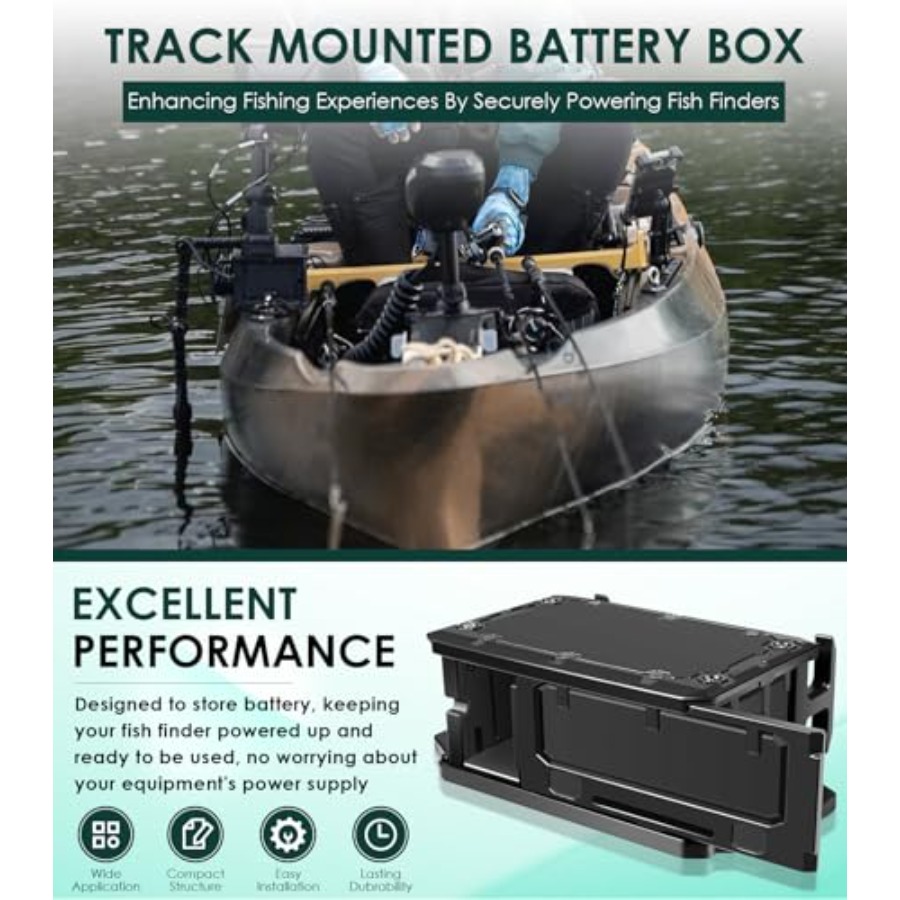 Track Mounted Battery Box for  – Fish Finder Mount Bewertung und Preis
