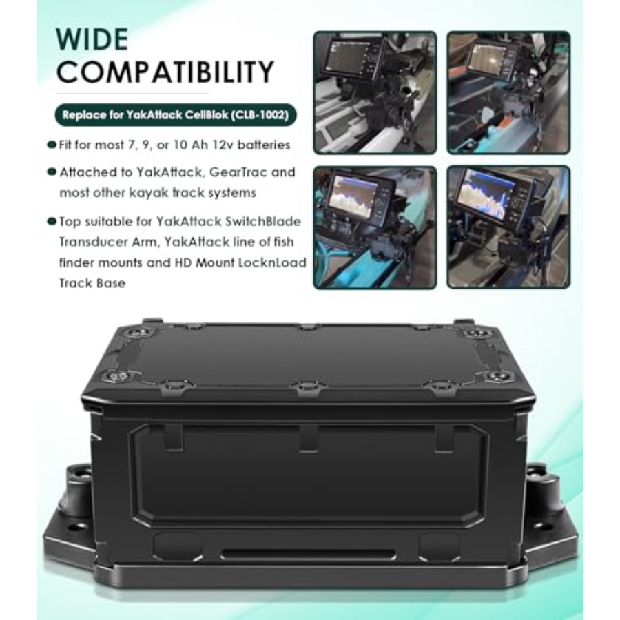 Track Mounted Battery Box for  – Fish Finder Mount Bewertung und Preis
