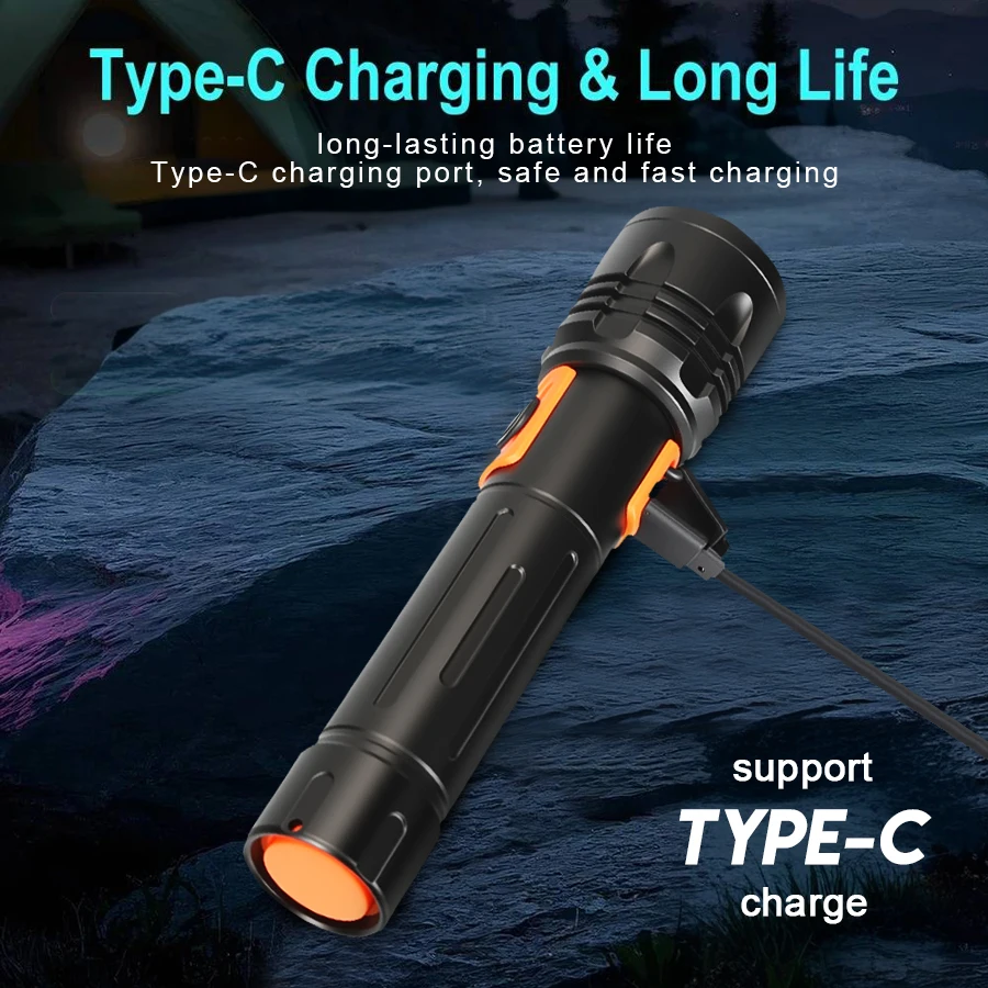High Power LED Flashlight USB  – Fishing Light Bewertung und Preis
