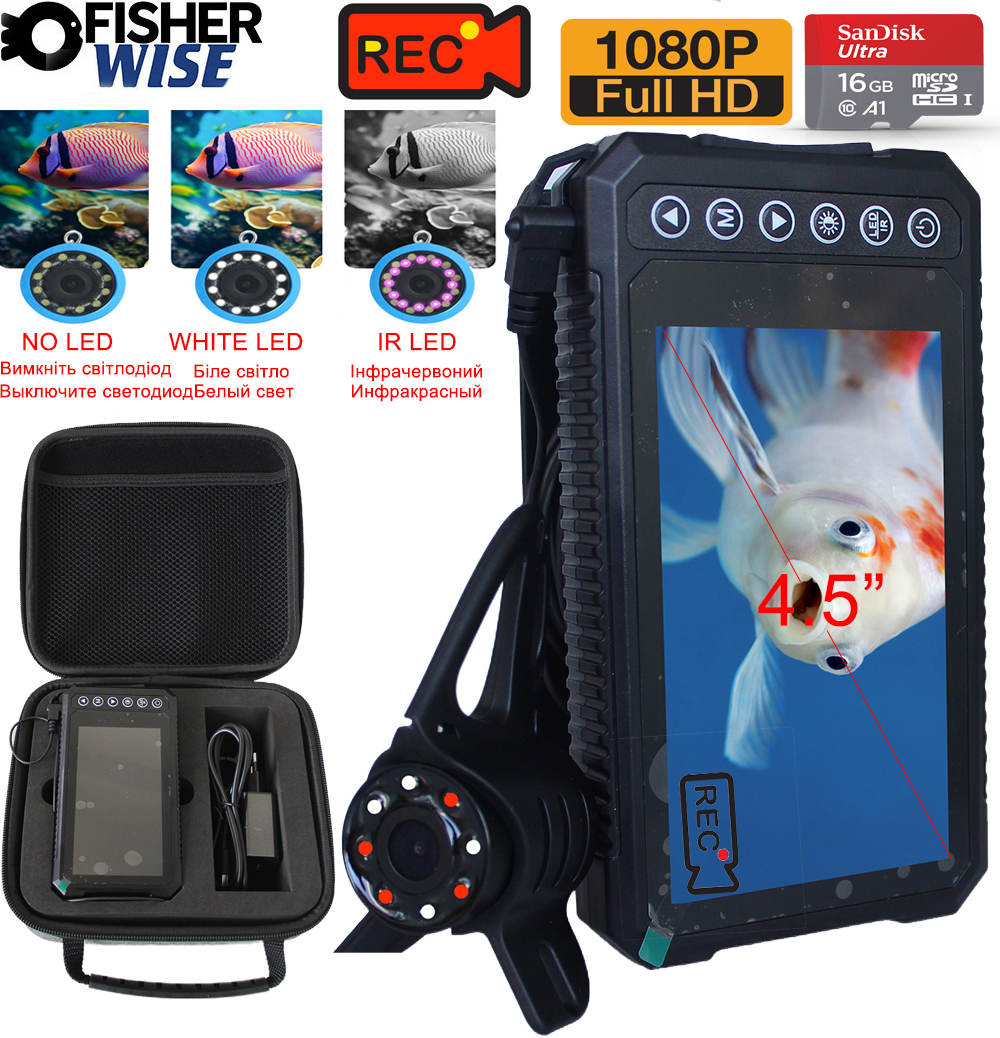 Mutil Lanuage 4.5Inch IPS 1080 – Fishing Camera Bewertung und Preis