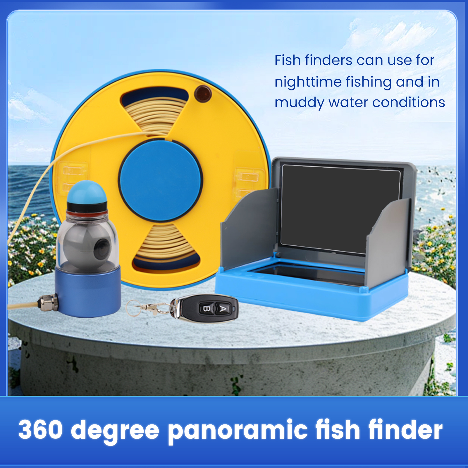 WIFI 360° Underwater Fishing C – Fish Finder Cable Bewertung und Preis