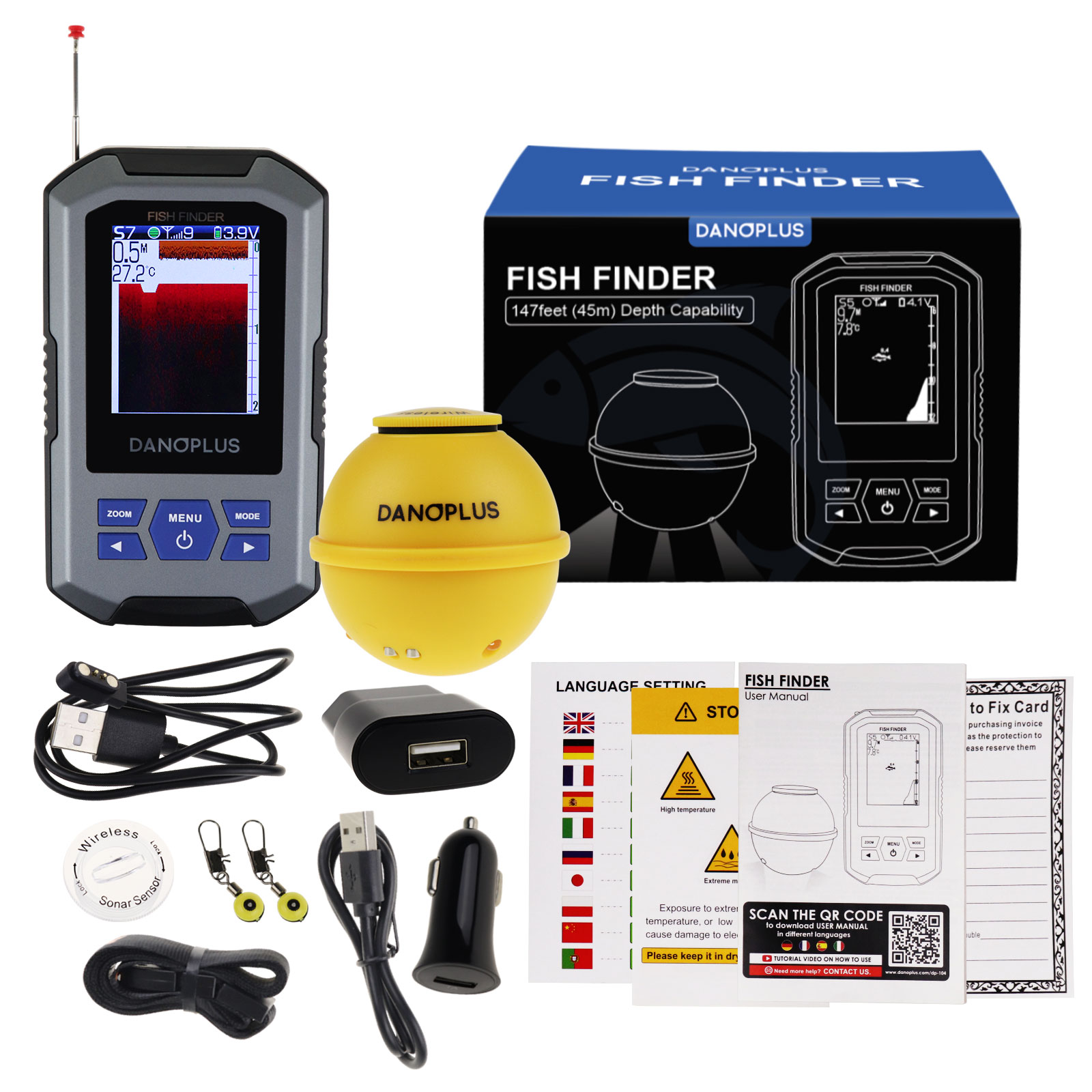 Fish Finder Wireless Sonar Sen – Fish Finder Bewertung und Preis