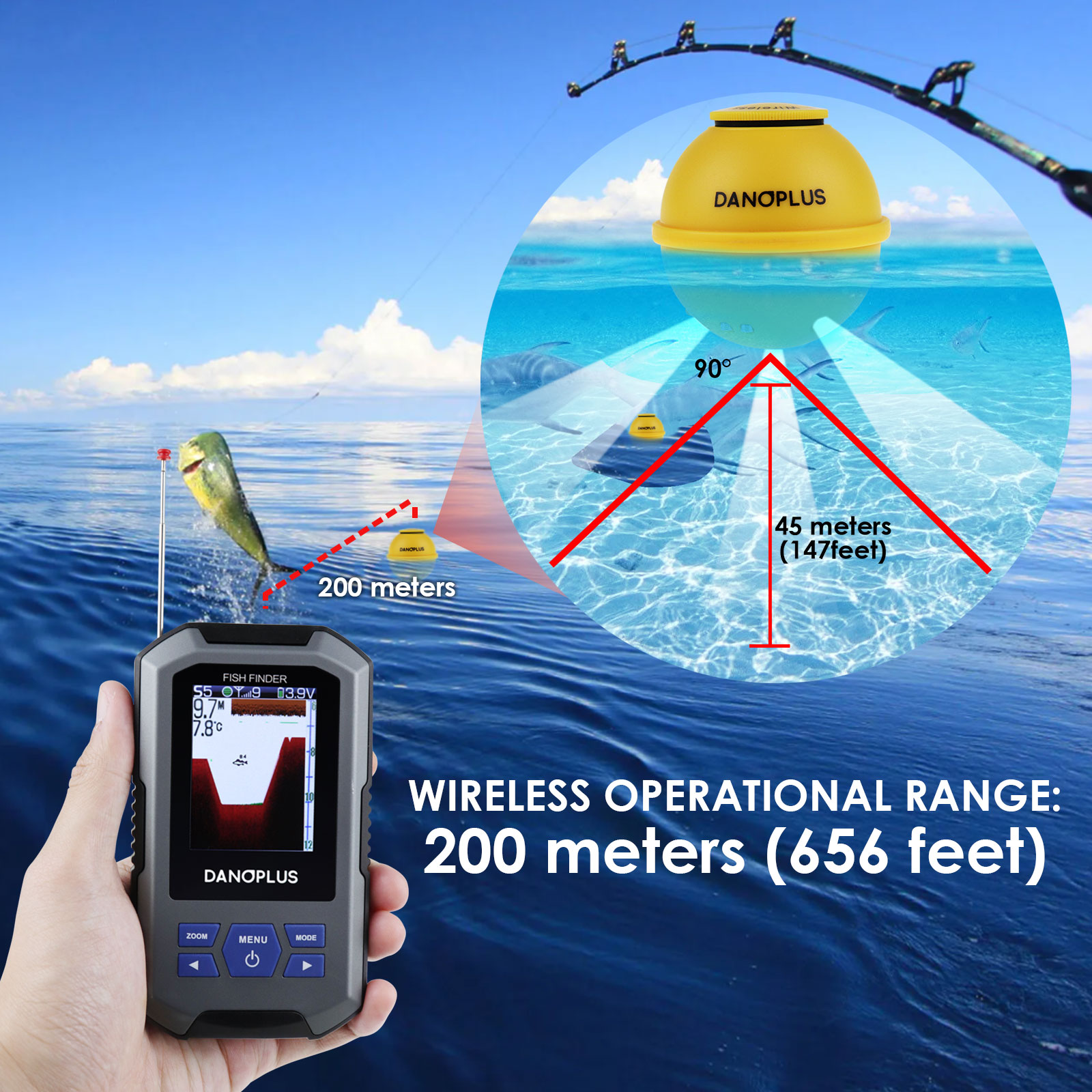 Fish Finder Wireless Sonar Sen – Fish Finder Bewertung und Preis