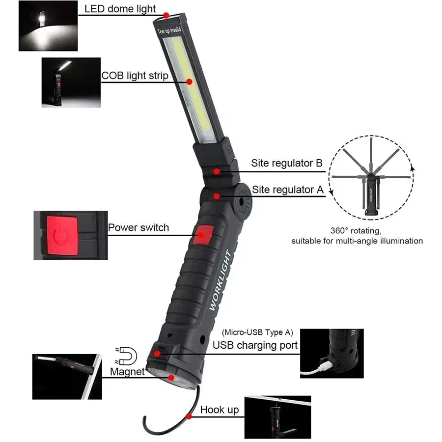 Rechargeable Magnetic Work Lig – Fishing Light Bewertung und Preis