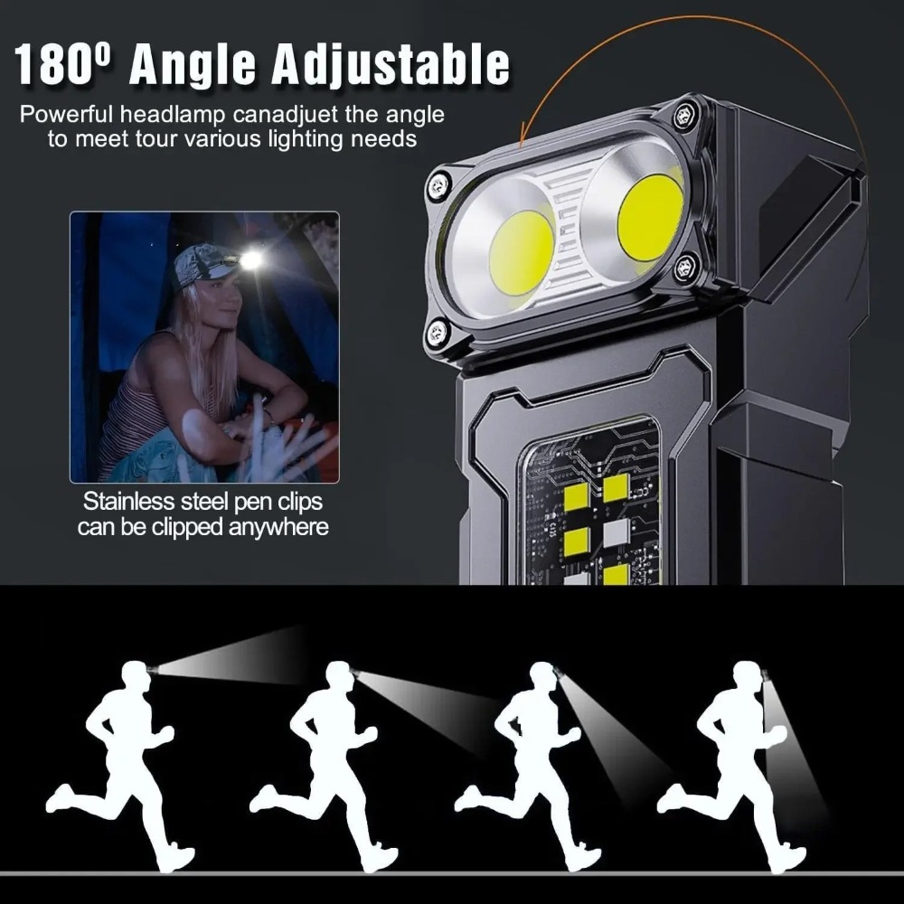 180° Rotatable LED Flashlight  – Fishing Light Bewertung und Preis