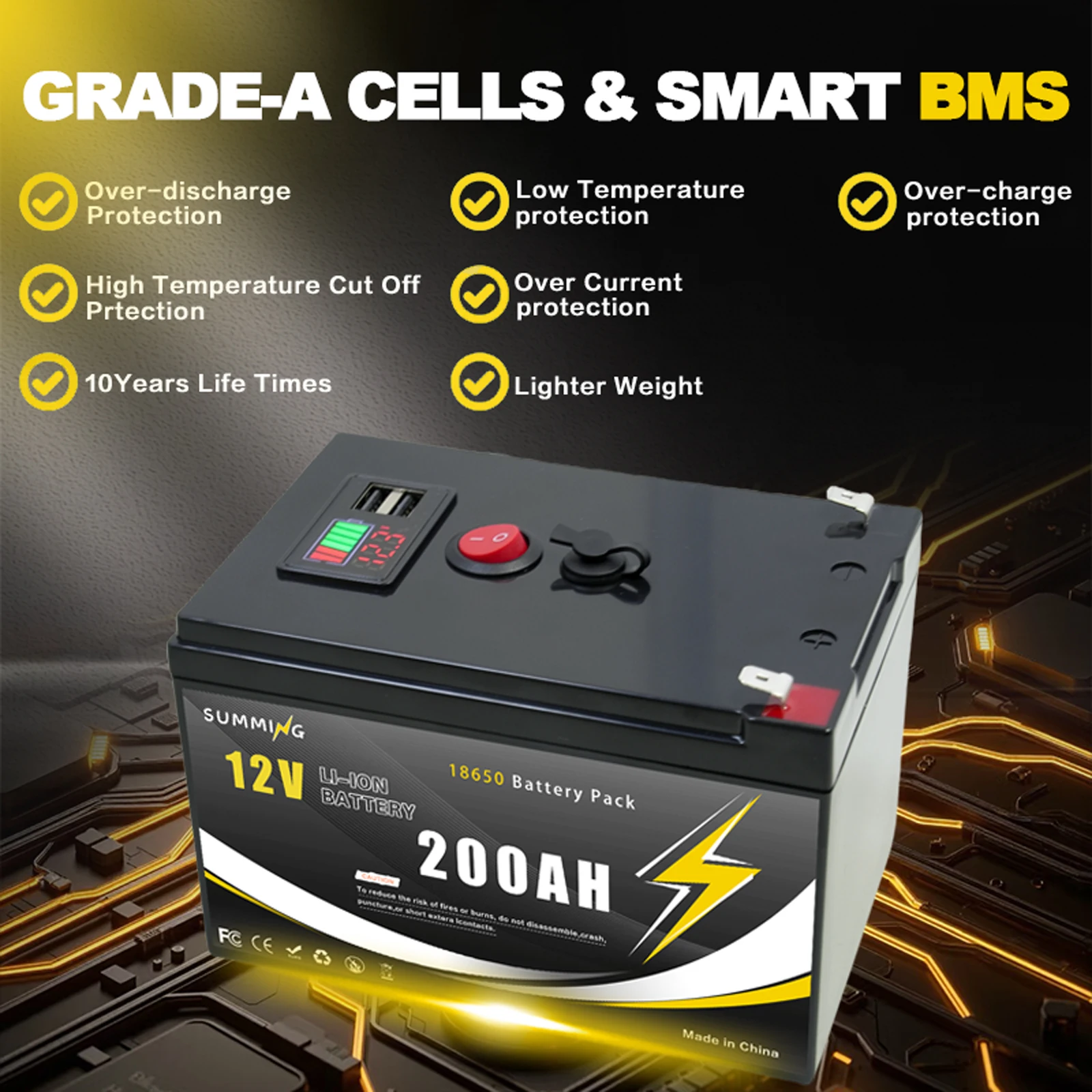 12V 200Ah Lithium  LiFeP04 Bat – Fish Finder Charger Bewertung und Preis