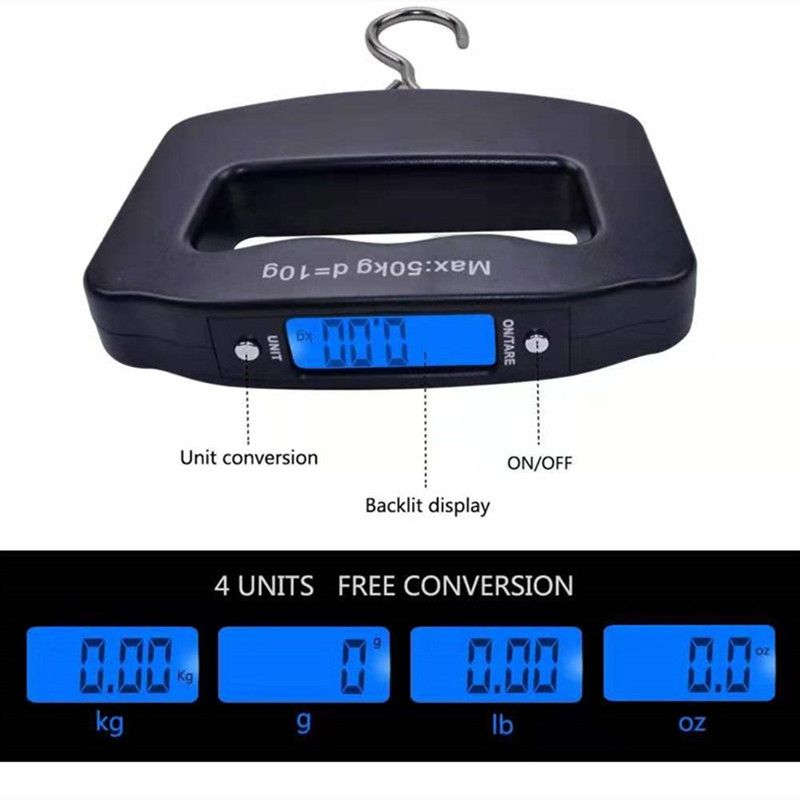 50kg Digital Fishing Scale Han – Fish Finder Battery Bewertung und Preis