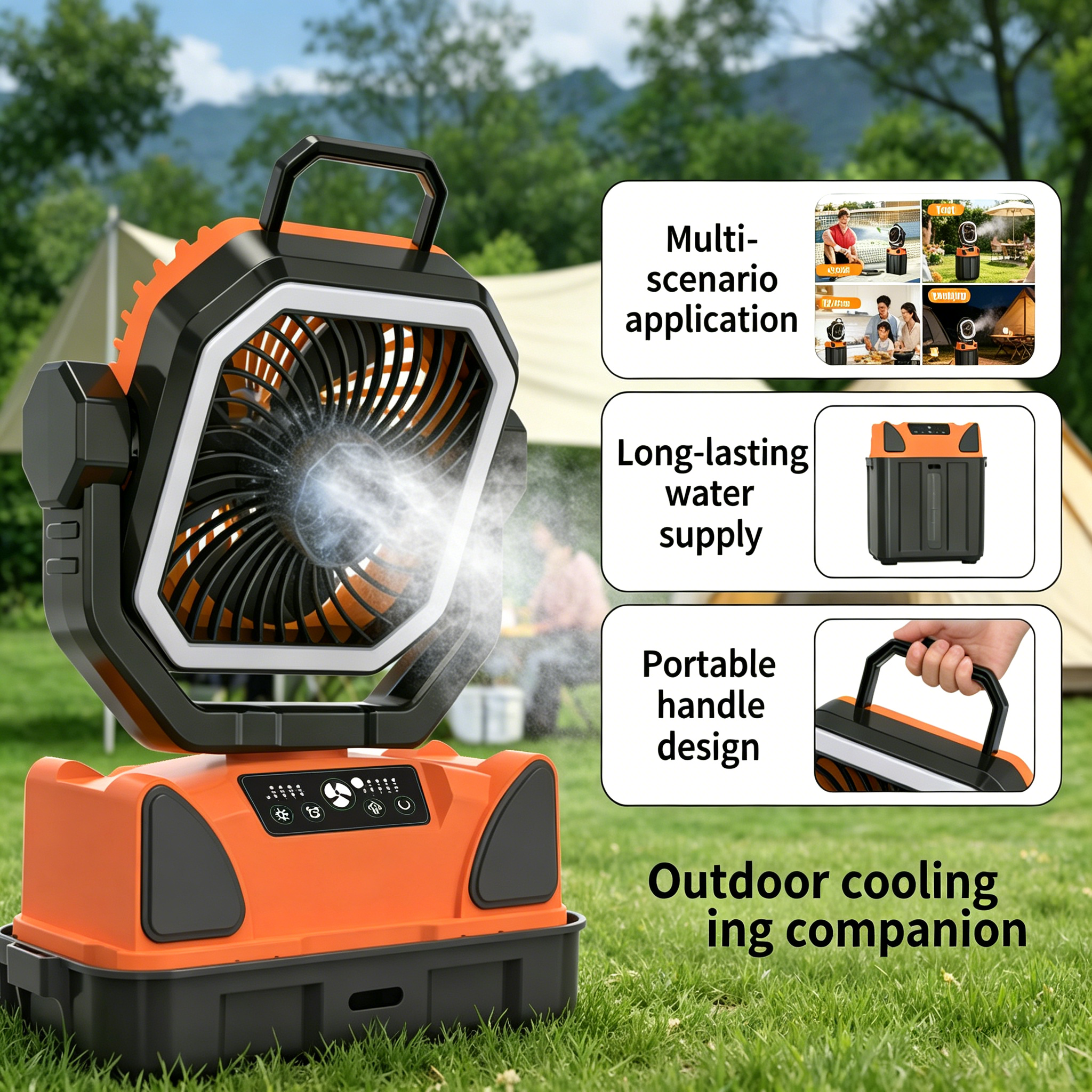 30000mAh Spray Camping Fan wit – Fish Finder Battery Bewertung und Preis