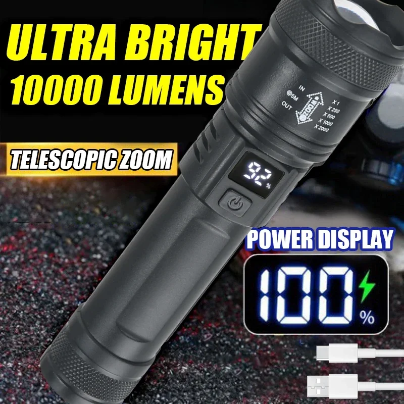 9900LM Powerful LED Flashlight – Fish Finder Battery Bewertung und Preis