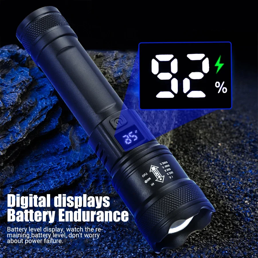 9900LM Powerful LED Flashlight – Fish Finder Battery Bewertung und Preis