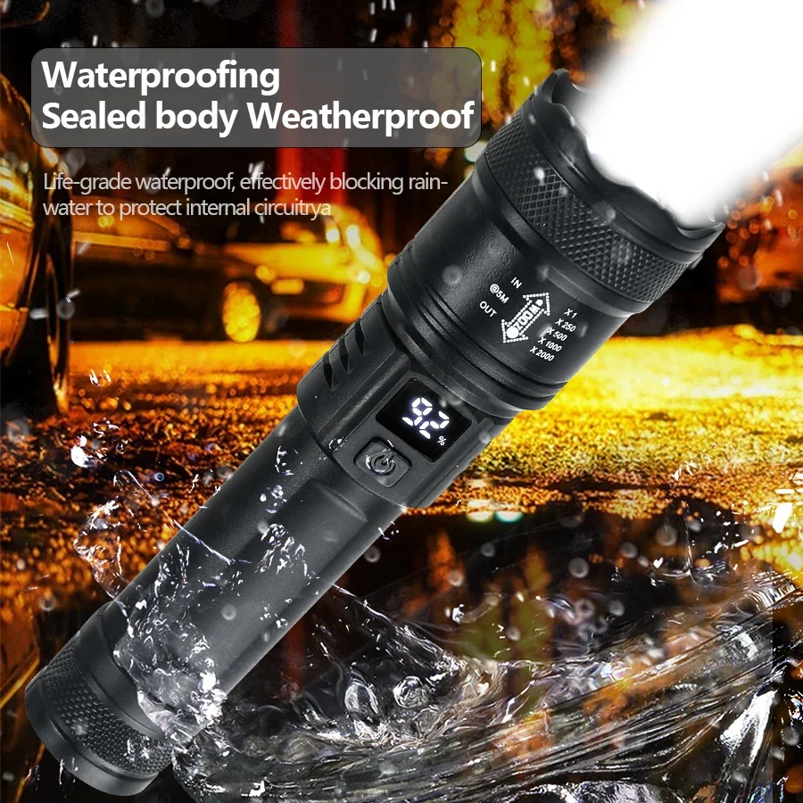 9900LM Powerful LED Flashlight – Fish Finder Battery Bewertung und Preis