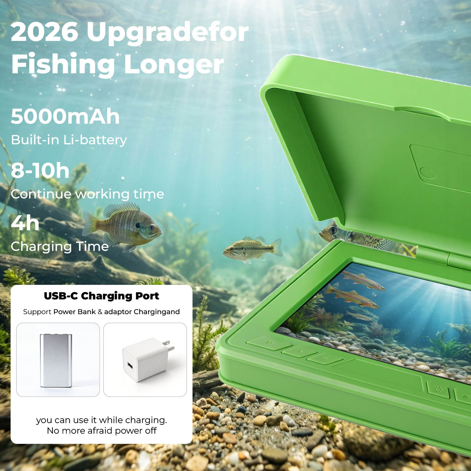 Portable Underwater Visual Fis – Fish Finder Portable Bewertung und Preis