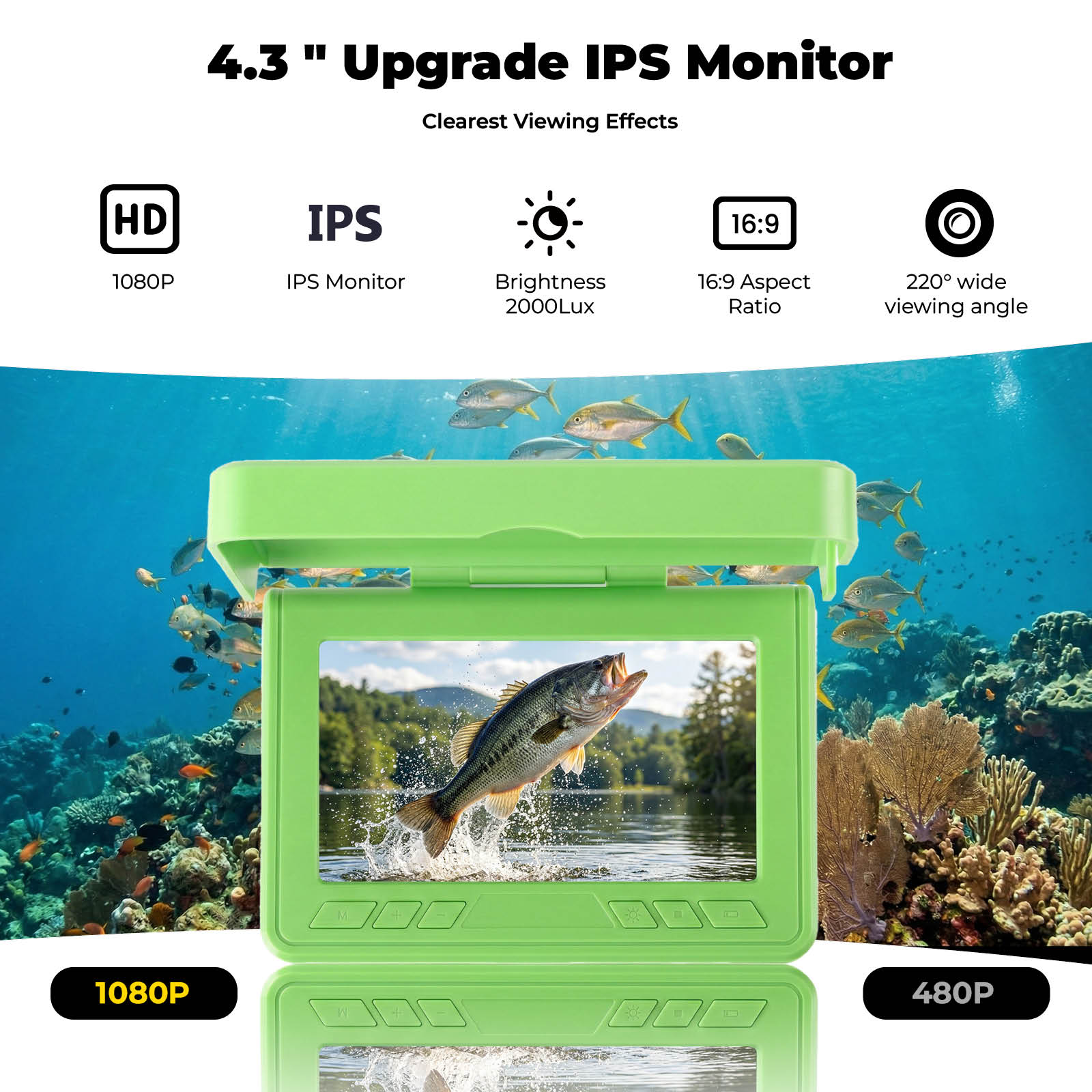 Portable Underwater Visual Fis – Fish Finder Portable Bewertung und Preis