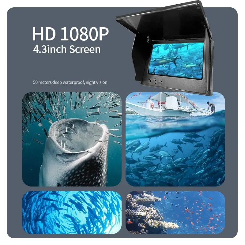 4.3 Inch Summer & Winter Video – Fish Finder Cable Bewertung und Preis