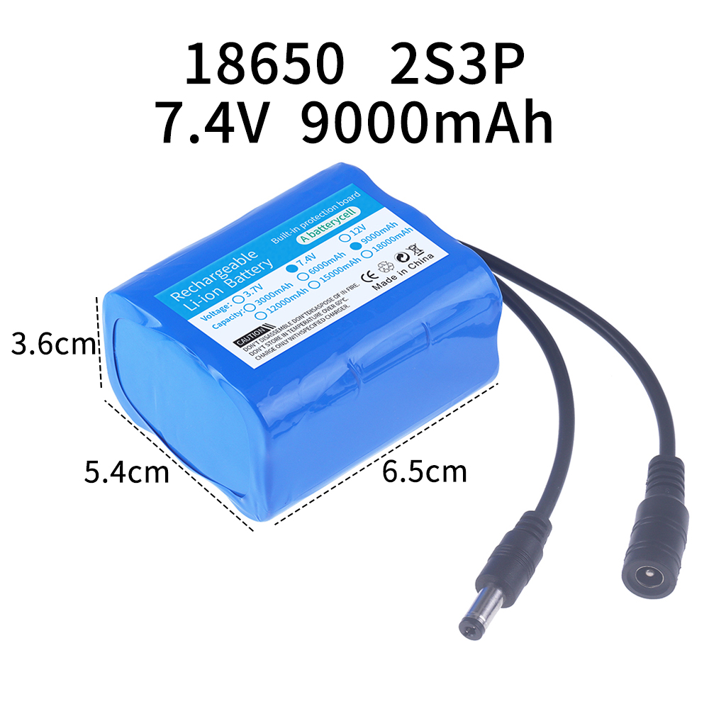 7.4V battery 3000mah/6000mah/9 – Fish Finder Charger Bewertung und Preis