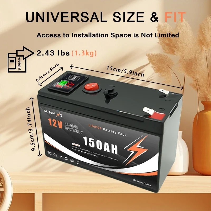 12V 150Ah Lithium  LiFeP04 Bat – Fish Finder Charger Bewertung und Preis