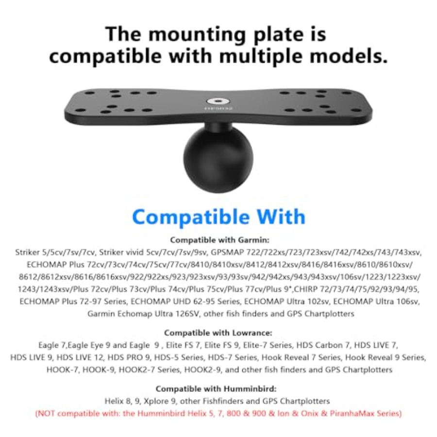 Aluminum Alloy Fish Finder Mou – Fish Finder Mount Bewertung und Preis