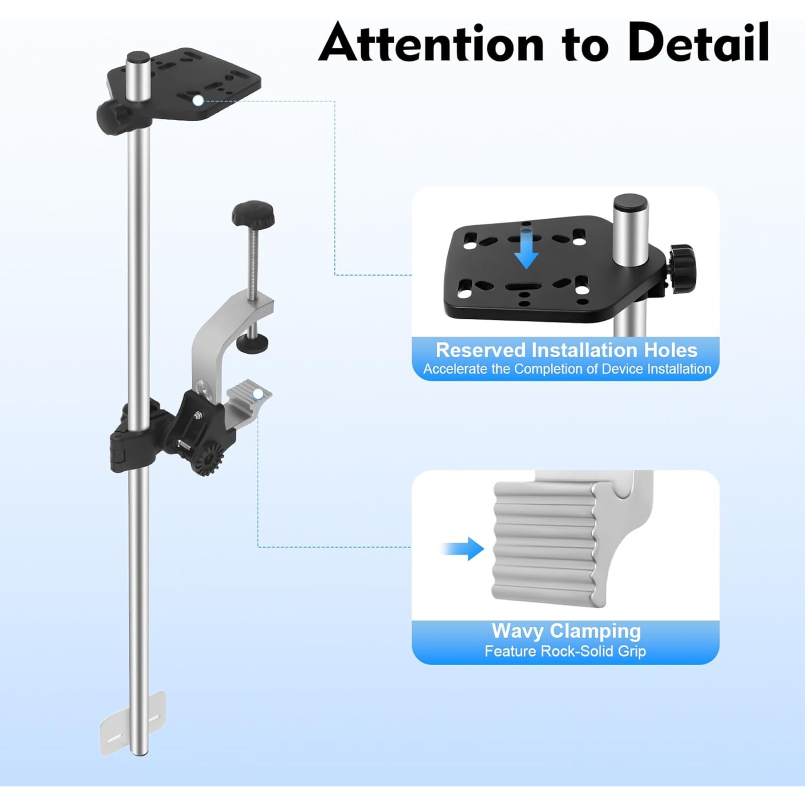 Portable 360° Adjustable Trans – Fish Finder Mount Bewertung und Preis