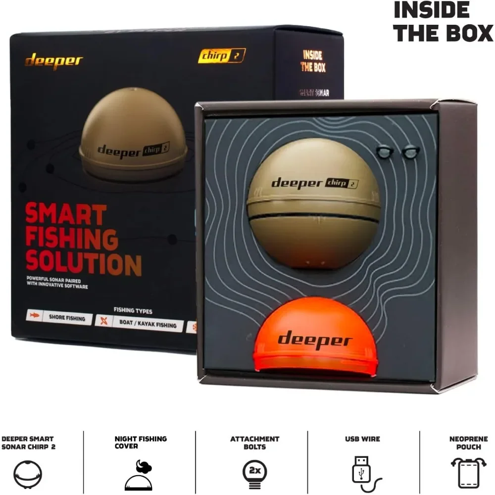 A  Chirp 2 Sonar Fish Finder - – Fish Finder Portable Bewertung und Preis