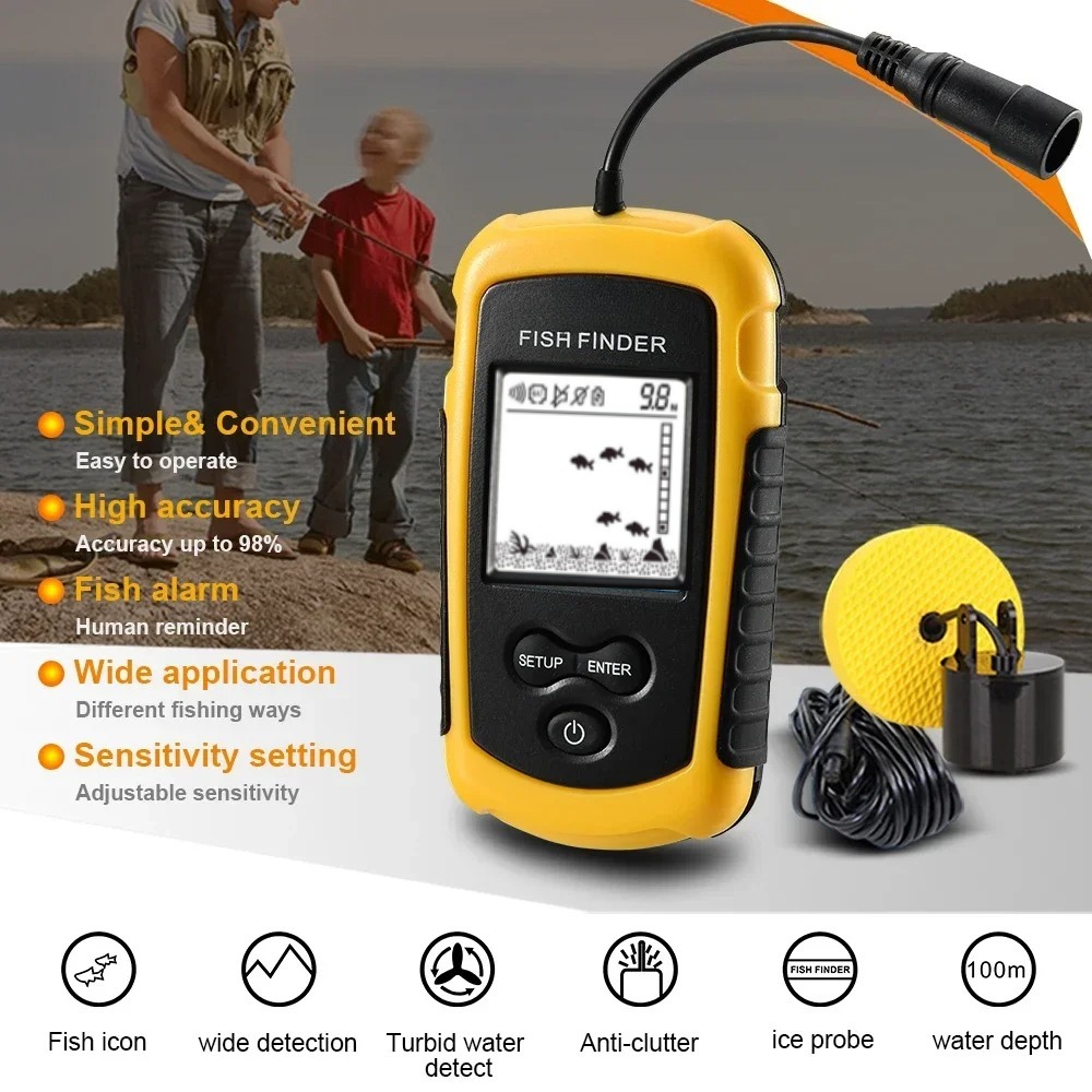 Wireless Sonar Detection Fish  – Fish Finder Cable Bewertung und Preis
