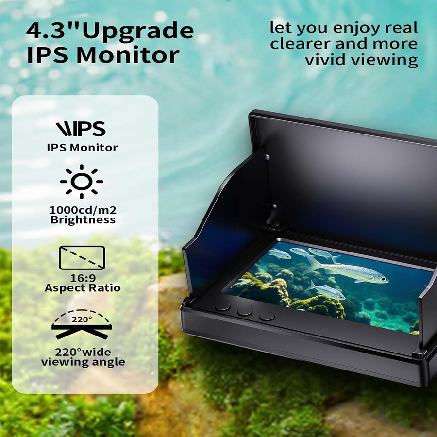 FOURQ Handheld 1080P 4.3'' LCD – Fish Finder Portable Bewertung und Preis