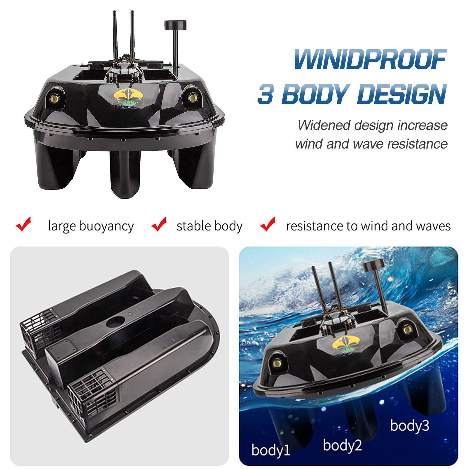 GPS RC Fish Bait Boat 8kg Load – Fishing Gps Bewertung und Preis