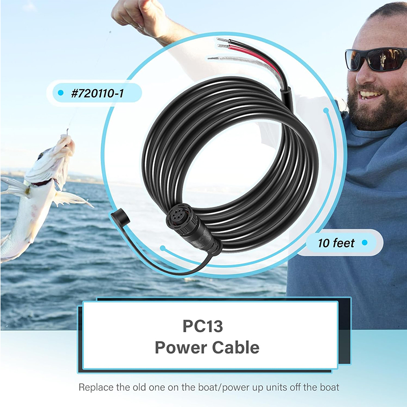 720110-1 PC13 Power Cable for  – Fish Finder Cable Bewertung und Preis