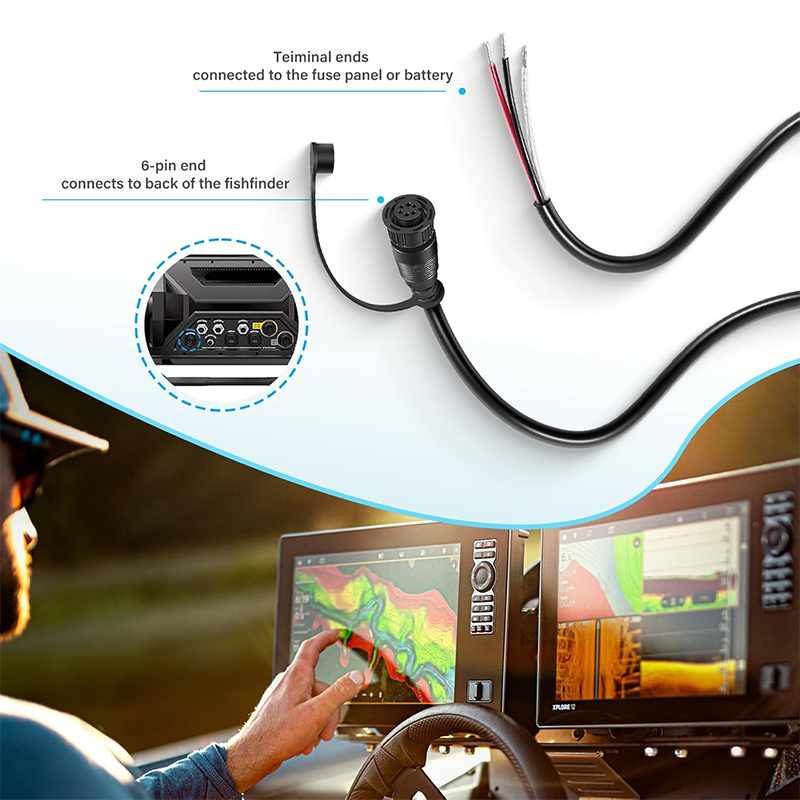 720110-1 PC13 Power Cable for  – Fish Finder Cable Bewertung und Preis