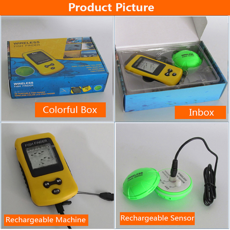 Brand New KDR Colorful Wireles – Fish Finder Transducer Bewertung und Preis