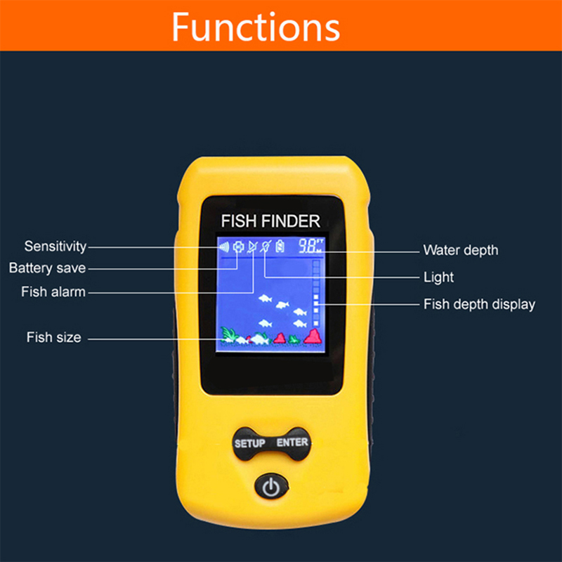Brand New KDR Colorful Wireles – Fish Finder Transducer Bewertung und Preis