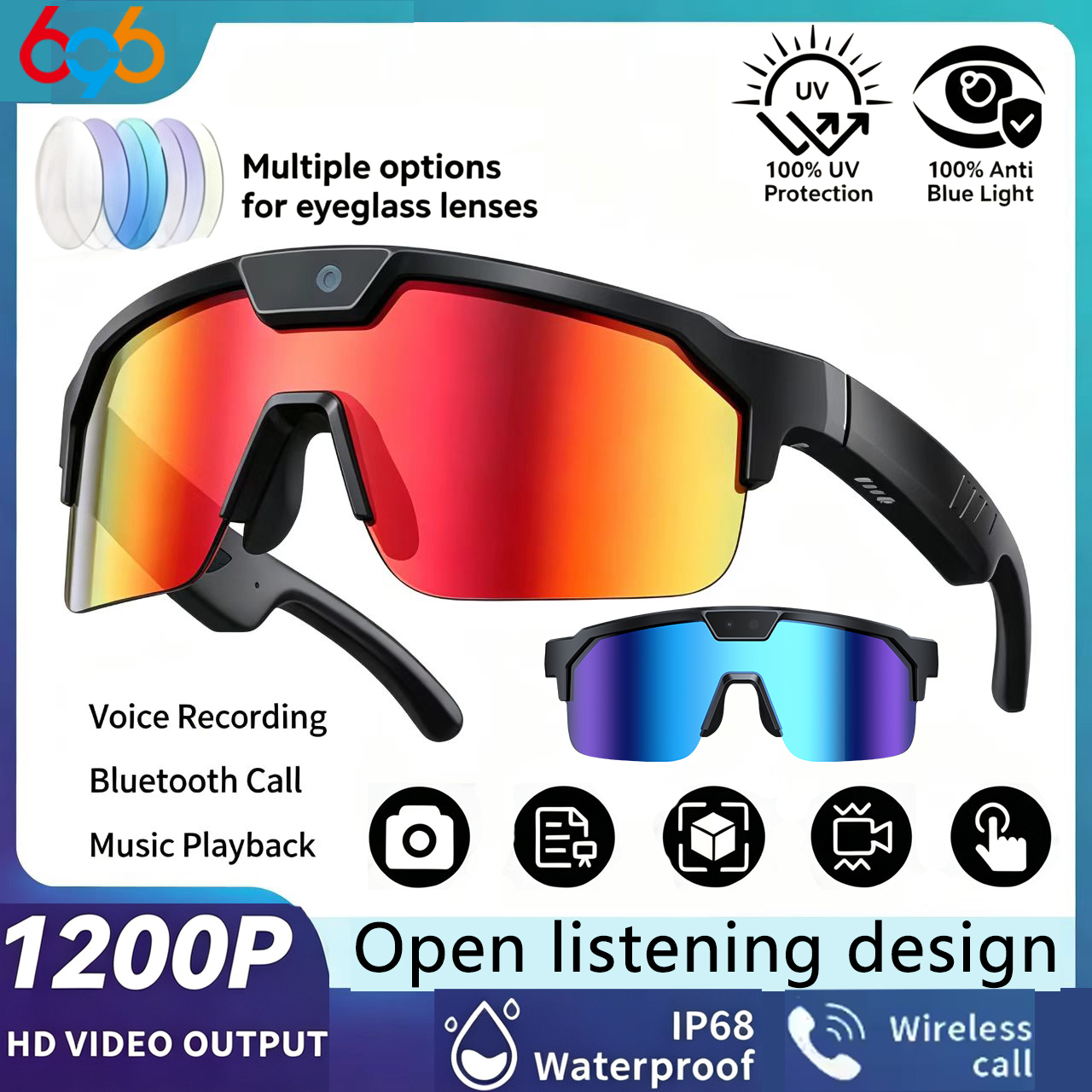 AI Smart Cycling Glasses Men W – Fishing Camera Bewertung und Preis