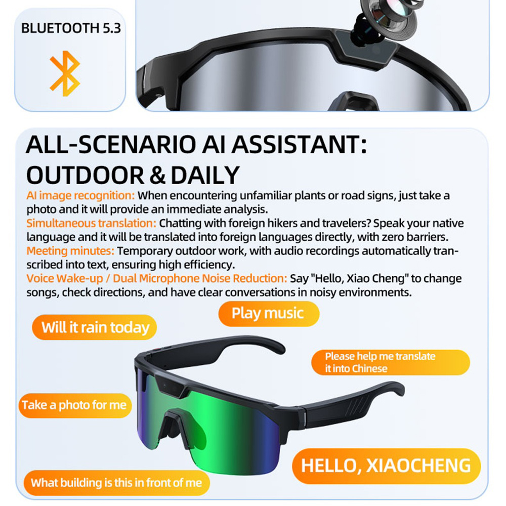 AI Smart Cycling Glasses Men W – Fishing Camera Bewertung und Preis