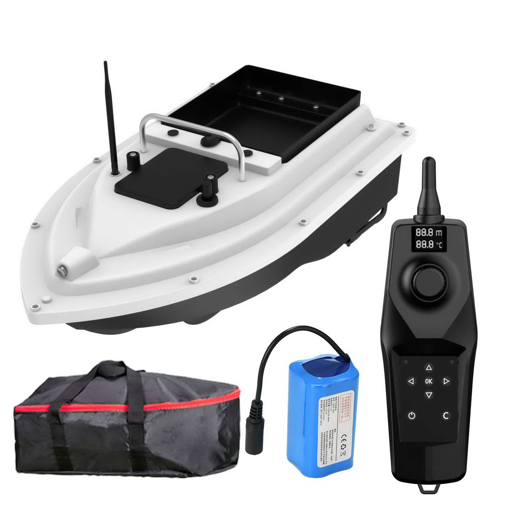 D36 RC Fishing Bait Boat with  – Fish Finder Cable Bewertung und Preis