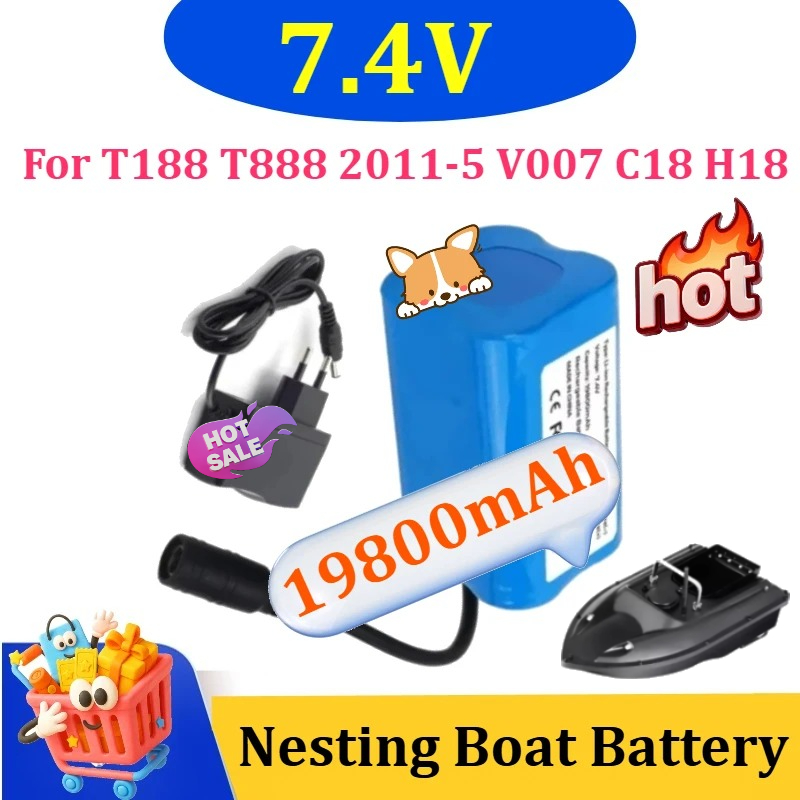 7.4V 19800mAh Battery with USB – Fish Finder Charger Bewertung und Preis