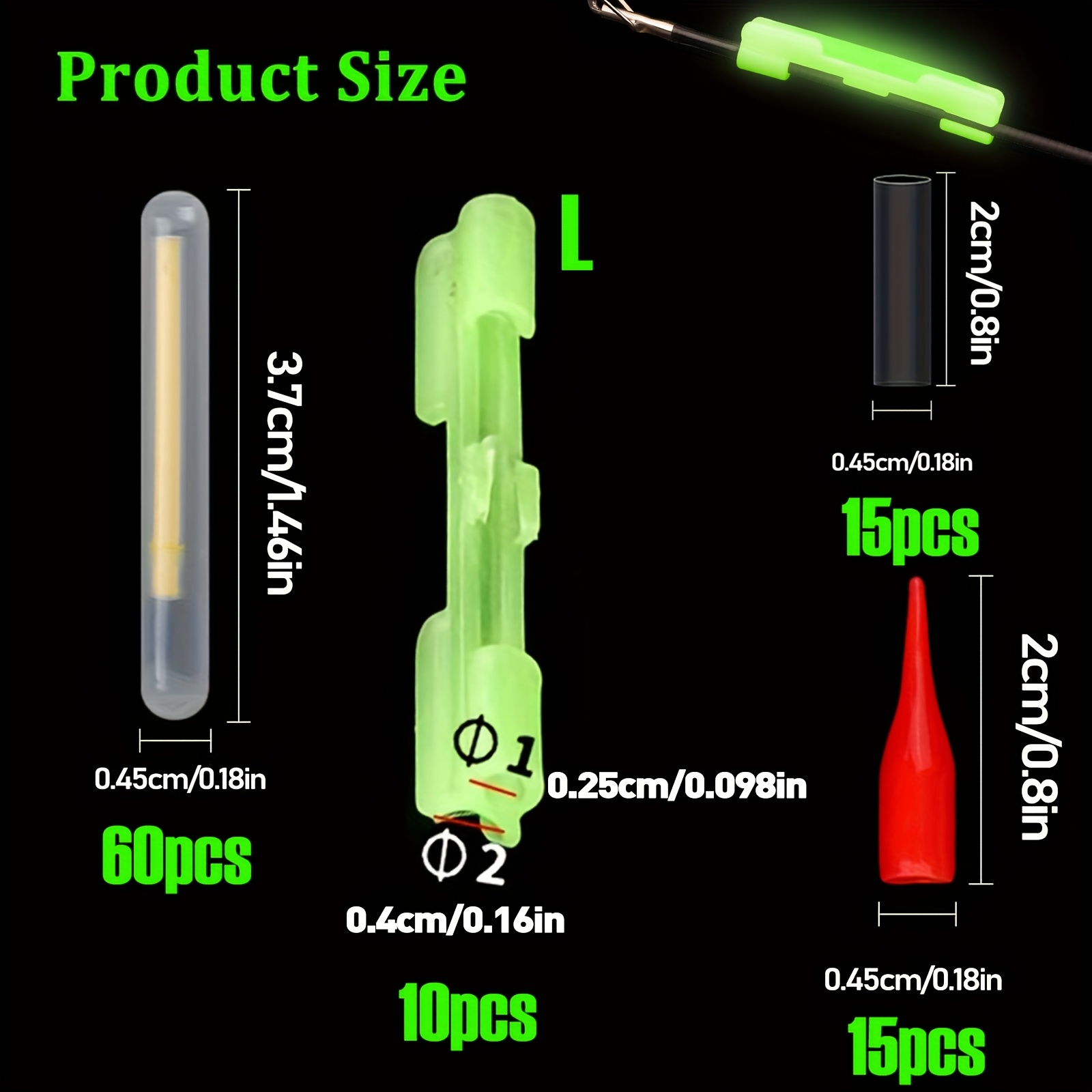 100PCS Fishing Glow Sticks Set – Bite Alarm Bewertung und Preis