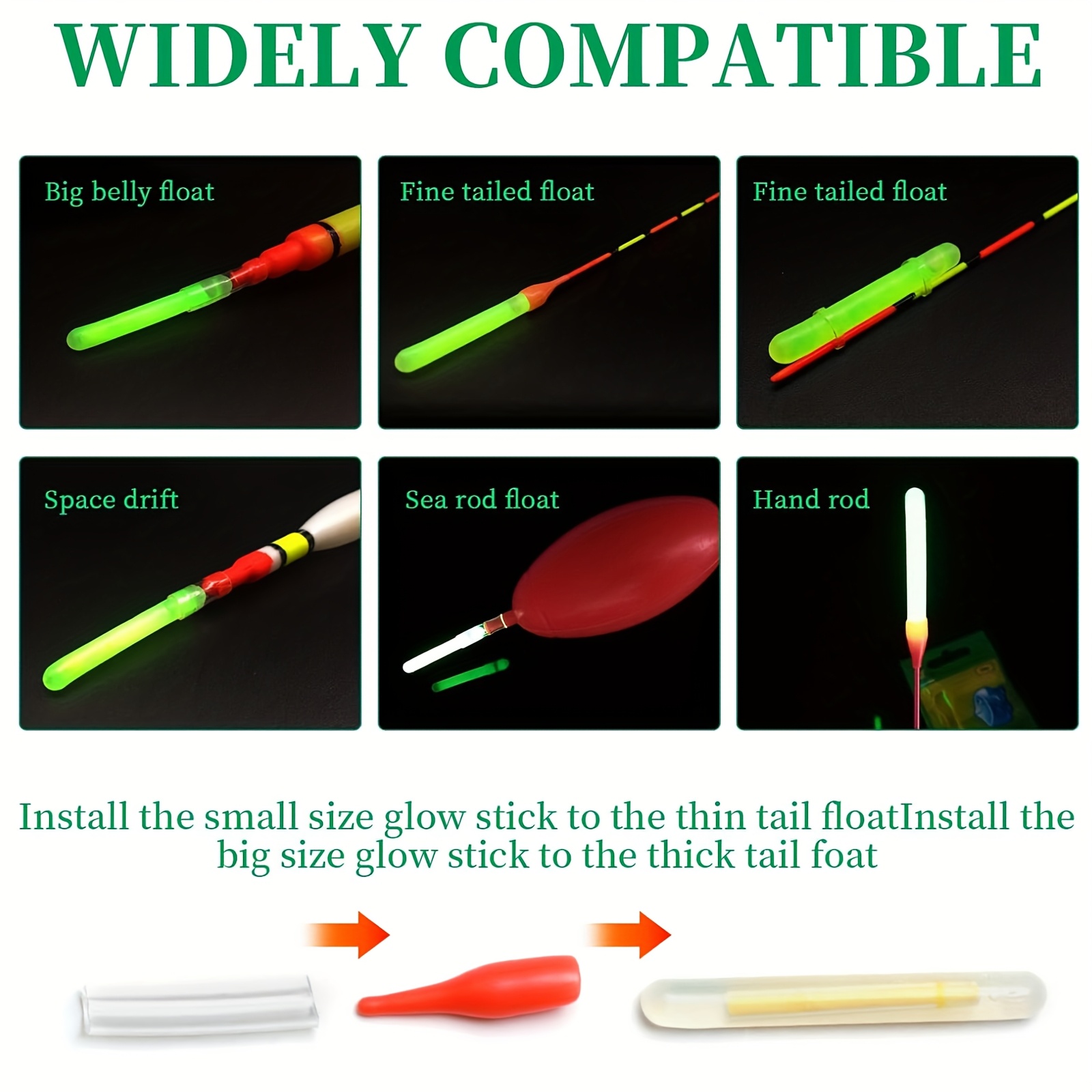100PCS Fishing Glow Sticks Set – Bite Alarm Bewertung und Preis